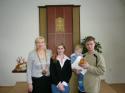 Starostka obce Mgr. Alena Jelušova a rodina Arvayo Starostka obce Mgr. Alena Jelušova a rodina Arvayo