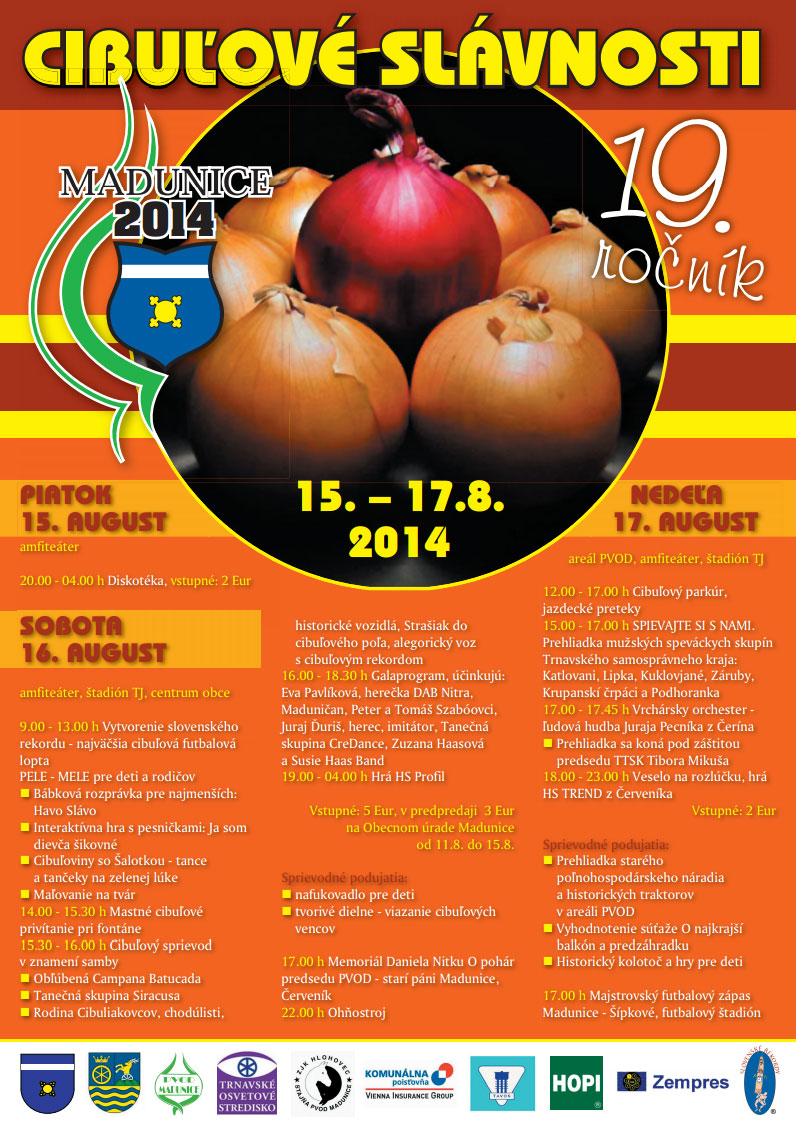 Top 20 dátumové údaje lokalít 2014